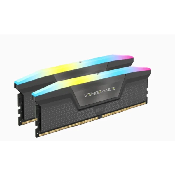 Kit De Memoria RAM CORSAIR Vengance Rgb Amd / 64GB (2X32GB) / Ddr5 5600MHz* OC / CL40 / Gris Oscuro - Image 1