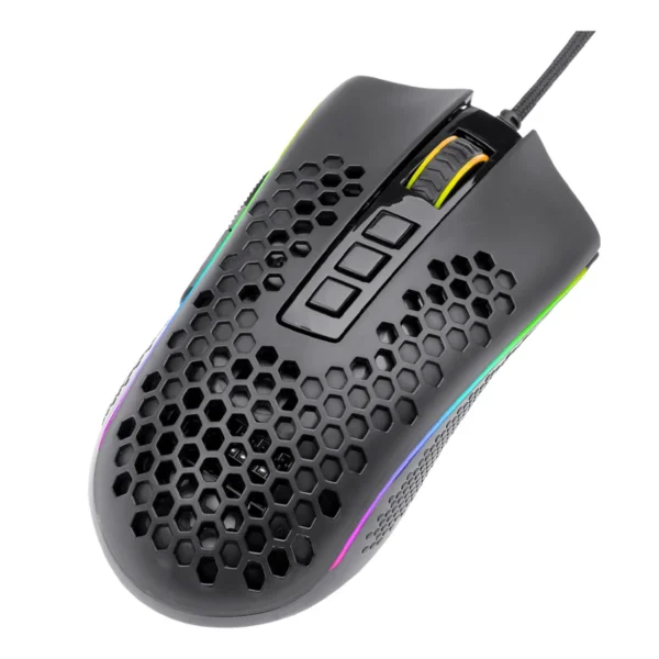 Mouse Gamer REDRAGON Storm Elite M988 / Alámbrico / USB / 16.000 DPI / 8 Botones Progamables / Sensor Pixart 3389 óptico / Negro - Image 2