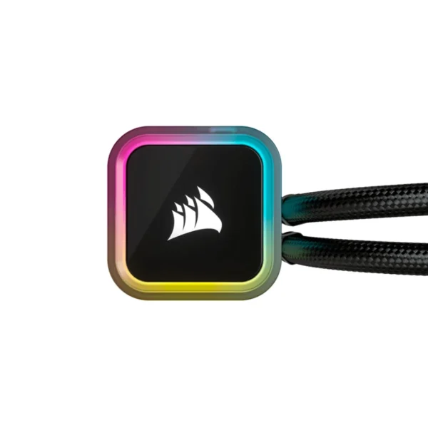 Sistema De Enfriamiento Liquido AIO CORSAIR HYDRO H150I RGB ELITE / 360MM / X3 Vent. 120mm / 1850 RPM / 59.1CFM / 28.9dBA / Negro - Image 2