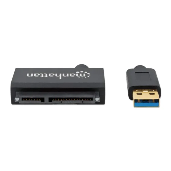 Adaptador MANHATTAN / USB 3.0 SuperSpeed a SATA 2.5” / Hasta 5 Gbps / Negro - Image 3