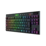 Teclados Mecánico REDRAGON HORUS TKL K621 RGB / Alámbrico, Inalámbrico / USB Tipo C, Bluetooth, Nano USB / Switch Blue Ultra / Español / Negro / K621-RGB-SP BL - Image 3