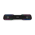 Bocina VORAGO Portátil BSP-350 RGB / Inalámbrico, Alámbrico / Bluetooth 5.0, 3.5mm / Alimentación USB Negro / BSP-350