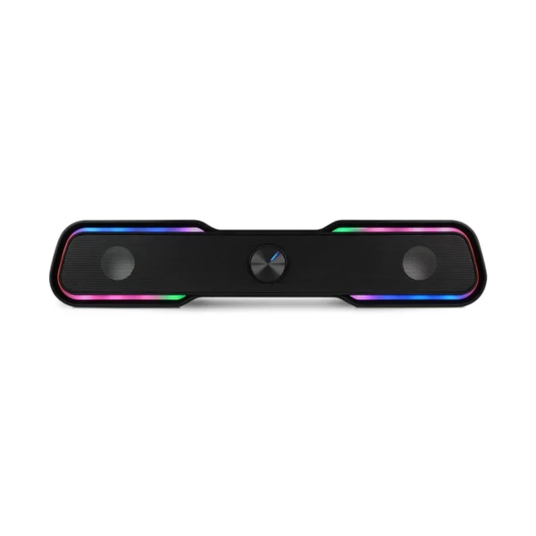 Bocina VORAGO Portátil BSP-350 RGB / Inalámbrico, Alámbrico / Bluetooth 5.0, 3.5mm / Alimentación USB Negro / BSP-350 - Image 1