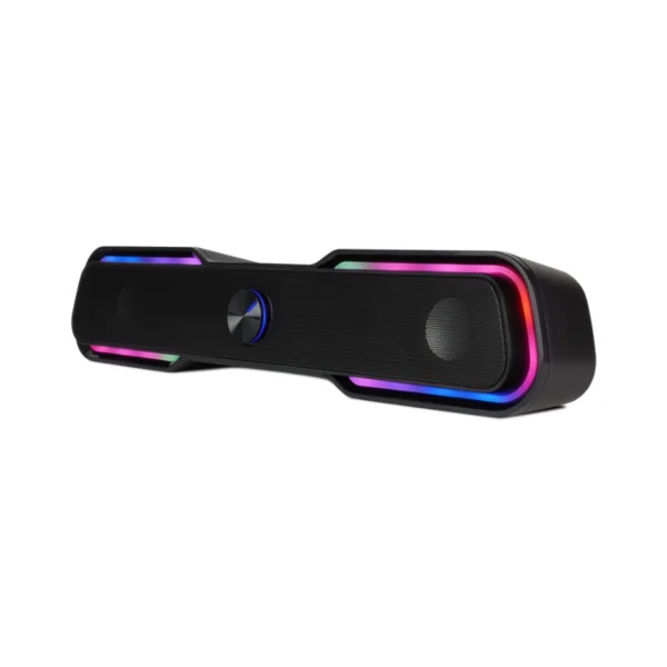 Bocina VORAGO Portátil BSP-350 RGB / Inalámbrico, Alámbrico / Bluetooth 5.0, 3.5mm / Alimentación USB Negro / BSP-350 - Image 3