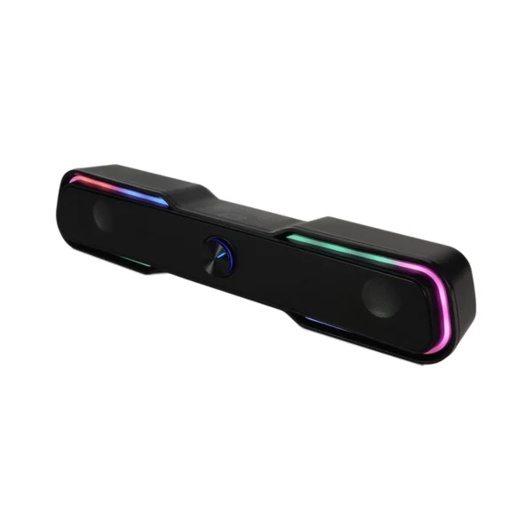 Bocina VORAGO Portátil BSP-350 RGB / Inalámbrico, Alámbrico / Bluetooth 5.0, 3.5mm / Alimentación USB Negro / BSP-350 - Image 4