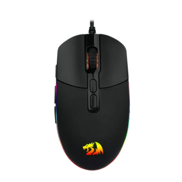Mouse Gamer REDRAGON Invader / Sensor Óptico Pixart 3325 / Alámbrico / USB / 10.000DPI / 8 Botones Programables / Negro / M719-RGB - Image 1