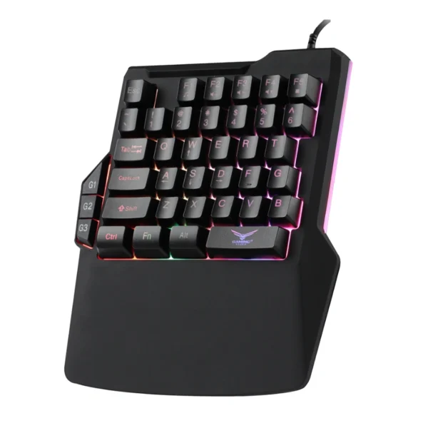 Teclado Gaming Naceb RGB Atheris / Usb / Cable 1.8 Mts / RGB 35 Teclas Configurable / Na-0938 - Image 1
