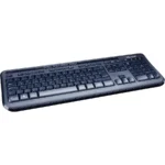 Teclado MICROSOFT WIRED KEYBOARD 600 / Alámbrico / USB / Antiderrames / Negro
