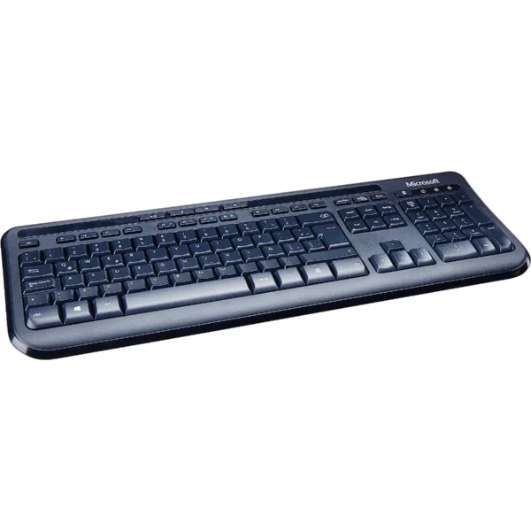 Teclado MICROSOFT WIRED KEYBOARD 600 / Alámbrico / USB / Antiderrames / Negro - Image 1