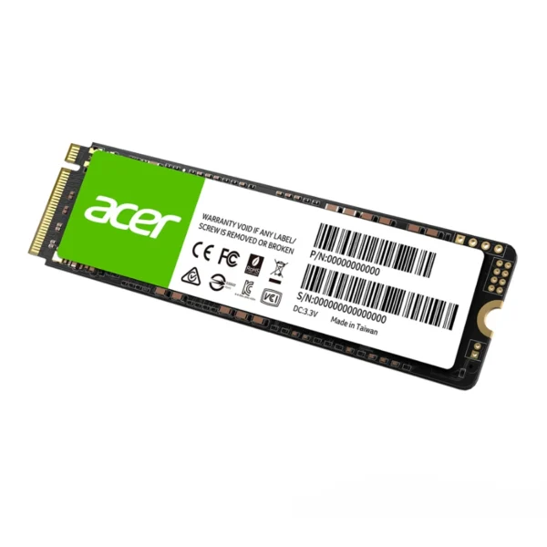 Unidad SSD M.2 NVME ACER FA100 / 1TB / PCIe 3.0 / 2280 / Lectura 3300Mb/S, Escritura 2700Mb/S / ECC / S.M.A.R.T. 4K LDPC / BL.9BWWA.120 - Image 3