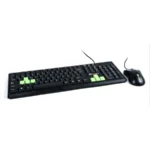 Kit De Teclado Y Mouse NACEB NA-457 / Alámbrico / USB / 1600DPI / Español / Negro - Image 2
