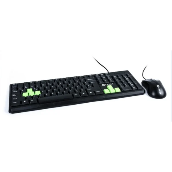 Kit De Teclado Y Mouse NACEB NA-457 / Alámbrico / USB / 1600DPI / Español / Negro - Image 2