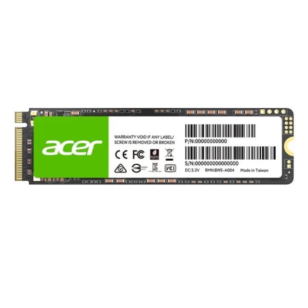 Unidad SSD M.2 NVME ACER FA100 / 1TB / PCIe 3.0 / 2280 / Lectura 3300Mb/S, Escritura 2700Mb/S / ECC / S.M.A.R.T. 4K LDPC / BL.9BWWA.120 - Image 4