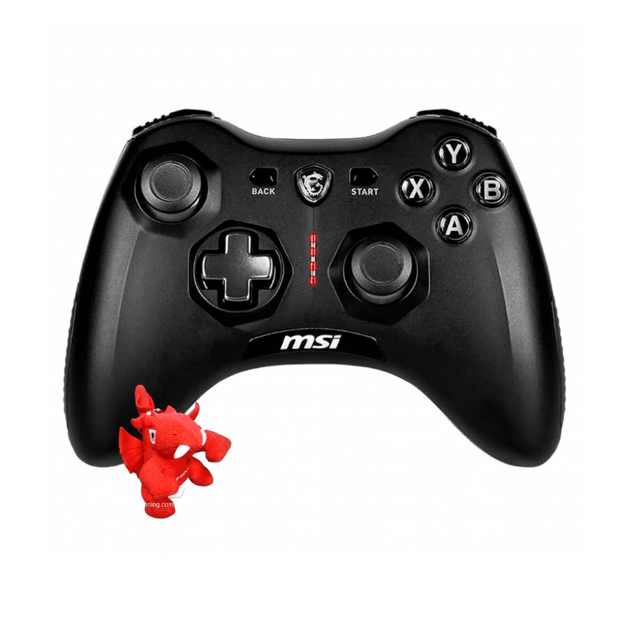 83db3e8b960e5783a7a26af127ff42c2MSI10 Control Gamer MSI FORCE GC20 V2 / Alámbrico / Usb 2.0 / Compatible Con Windows 10 - 8.1 - 8 - 7, Android 4.1 Y Superior / Negro / Incluye Un Llavero De Regalo - Imagen 1