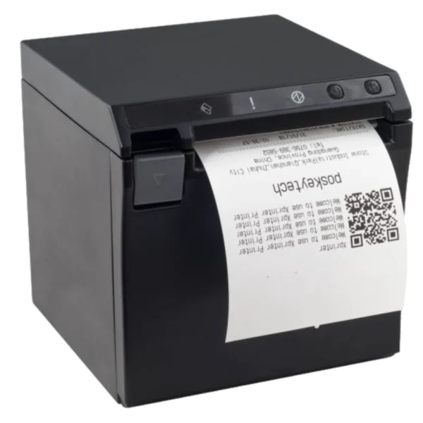 Impresora Térmica EC LINE EC-PM-X30 / 80MM / USB / RJ11 / Corte Automático / 300MM/Seg / Negro - Image 3