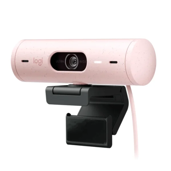 Cámara Web LOGITECH BRIO 500 / Full HD 1080p / 30 FPS / 4MP / Digital 4X / Auto Enfoque / Micrófono / USB-C / Windows / Mac Os / Negro Con Rosa - Image 1
