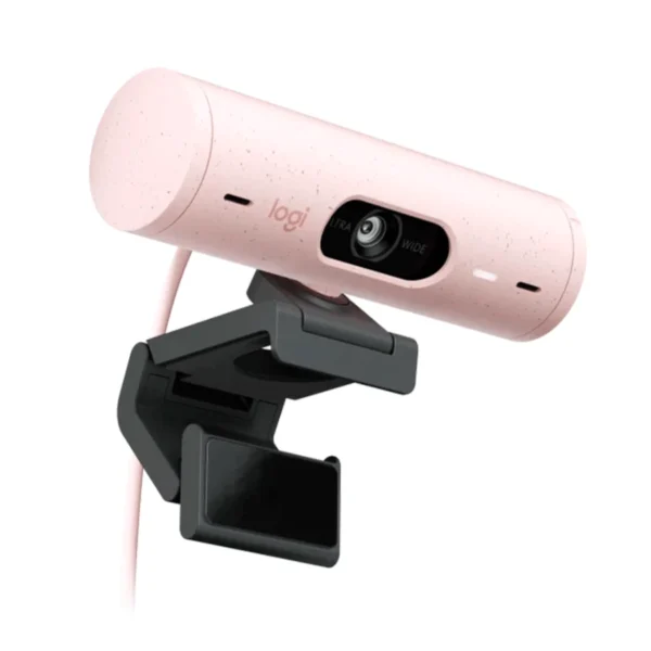 Cámara Web LOGITECH BRIO 500 / Full HD 1080p / 30 FPS / 4MP / Digital 4X / Auto Enfoque / Micrófono / USB-C / Windows / Mac Os / Negro Con Rosa - Image 4