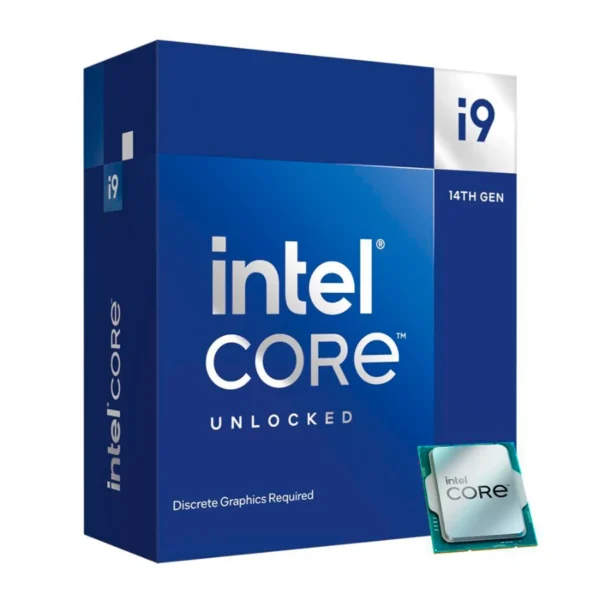 Procesador INTEL Core I9-14900KF / Lga 1700 / 14TH Gen / 24 Núcleos / 8P+16E / 2.4-6GHZ / Sin Gráficos / SIN DISIPADOR - Image 1