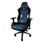 Silla GAME FACTOR CGC650 BL / Tela Y Cuero Sintético / Estructura Metálica / Descansa Brazos 4D / Mecanismo Mariposa / Hasta 150Kg / Negro-Azul - Image 3