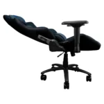 Silla GAME FACTOR CGC650 BL / Tela Y Cuero Sintético / Estructura Metálica / Descansa Brazos 4D / Mecanismo Mariposa / Hasta 150Kg / Negro-Azul - Image 6