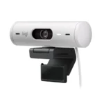 Cámara Web LOGITECH BRIO 500 / Full HD 1080p / 30 FPS / 4MP / Digital 4X / Auto Enfoque / Micrófono / USB-C / Windows / Mac Os / Negro Con Blanco / 960-001426