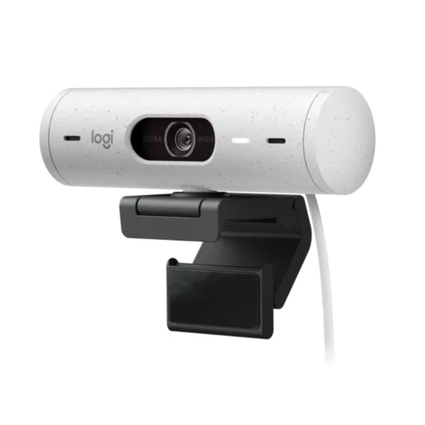 Cámara Web LOGITECH BRIO 500 / Full HD 1080p / 30 FPS / 4MP / Digital 4X / Auto Enfoque / Micrófono / USB-C / Windows / Mac Os / Negro Con Blanco / 960-001426 - Image 1