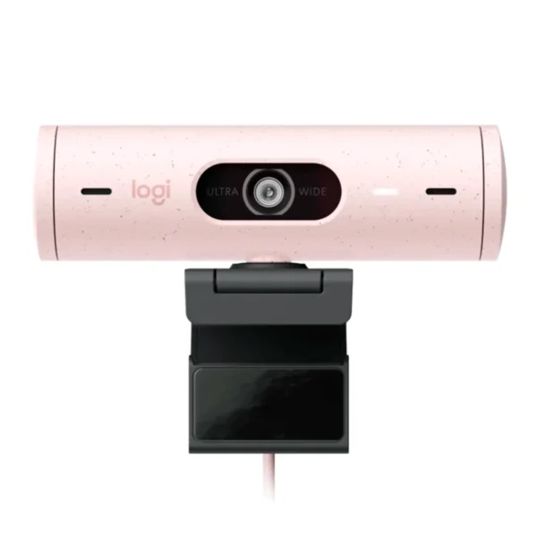 Cámara Web LOGITECH BRIO 500 / Full HD 1080p / 30 FPS / 4MP / Digital 4X / Auto Enfoque / Micrófono / USB-C / Windows / Mac Os / Negro Con Rosa - Image 3