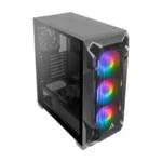 Gabinete ANTEC DF600 FLUX ARGB / ATX / Cristal Templado / 5 Vent. Incluidos / USB 3.0 / Negro - Image 2