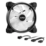 Ventilador XPG HURRICANE 120 ARGB PWM / 120mm / 2000Rpm Max / 4 Pines 12V / 3 Pines 5V / 61.5 CFM / 18.17 dBA / Negro - Image 3
