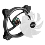 Ventilador XPG HURRICANE 120 ARGB PWM / 120mm / 2000Rpm Max / 4 Pines 12V / 3 Pines 5V / 61.5 CFM / 18.17 dBA / Negro - Image 2