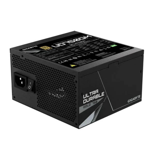 Fuente De Poder GIGABYTE GP-UD750GM / 750W / 80 Plus Gold / Modular / 20+4 Pin / Cpu 4+4 / Pci-E 6+2 / Sata / Molex / Negro - Image 3