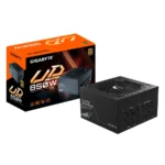Fuente De Poder GIGABYTE UD850GM / 850W / 80 Plus Gold / Modular / 20+4 Pin / Cpu 4+4 / Pci-E 6+2 / Sata / Molex / Negro