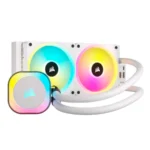 Enfriamiento Liquido AIO CORSAIR ICUE LINK H100I RGB / 240MM / 480 - 2400RPM / 63.1 CFM / Blanco