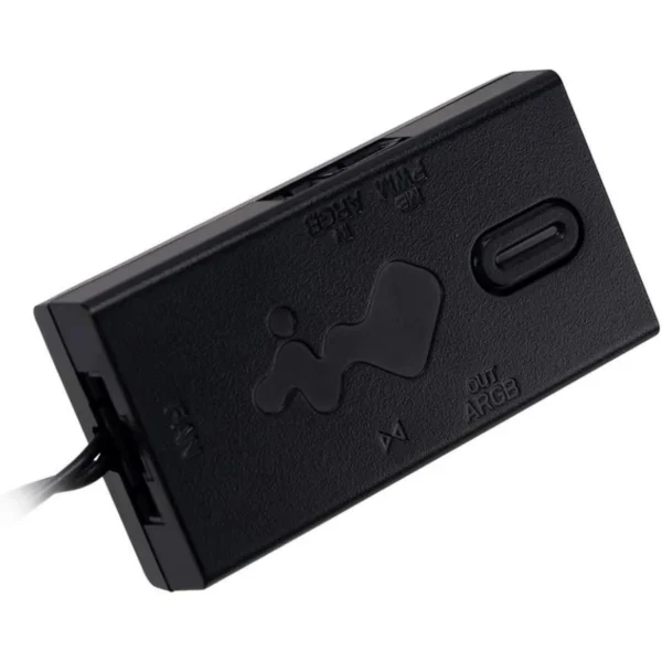 Kit De 3 Ventiladores INWIN SATURN ASN120 ARGB / 500-1800 RPM / 77.17 CFM / 35 dBA / 12Pin 12V, 3Pin 5V / 120mm / Incluye Controlador / Negro / SATURN ASN120 - Image 8
