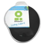 Mouse Pad BROBOTIX 500074N / Con Almohadilla De Gel / Antiderrapante / Color Negro - Image 2