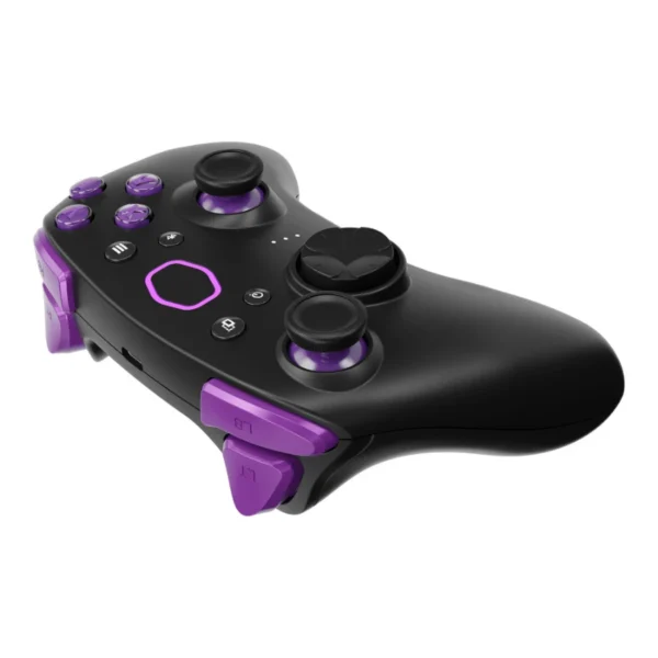 Control Gaming COOLER MASTER STORM / Inalámbrico- Alámbrico / Bluetooth 5.0, USB Tipo-C / Hasta 40 Horas / Windows, iOS 15, Android 5.0 y superior / Negro Con Morado - Image 5