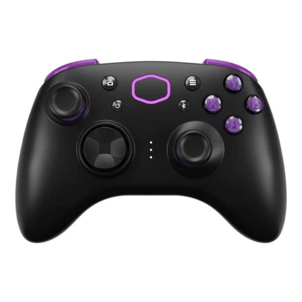 Control Gaming COOLER MASTER STORM / Inalámbrico- Alámbrico / Bluetooth 5.0, USB Tipo-C / Hasta 40 Horas / Windows, iOS 15, Android 5.0 y superior / Negro Con Morado - Image 1