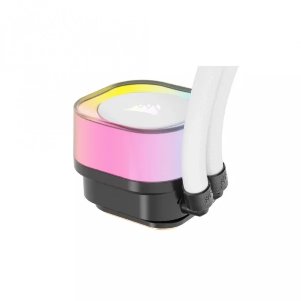 Enfriamiento Liquido AIO CORSAIR ICUE LINK H100I RGB / 240MM / 480 - 2400RPM / 63.1 CFM / Blanco - Image 9