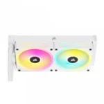 Enfriamiento Liquido AIO CORSAIR ICUE LINK H100I RGB / 240MM / 480 - 2400RPM / 63.1 CFM / Blanco - Image 6
