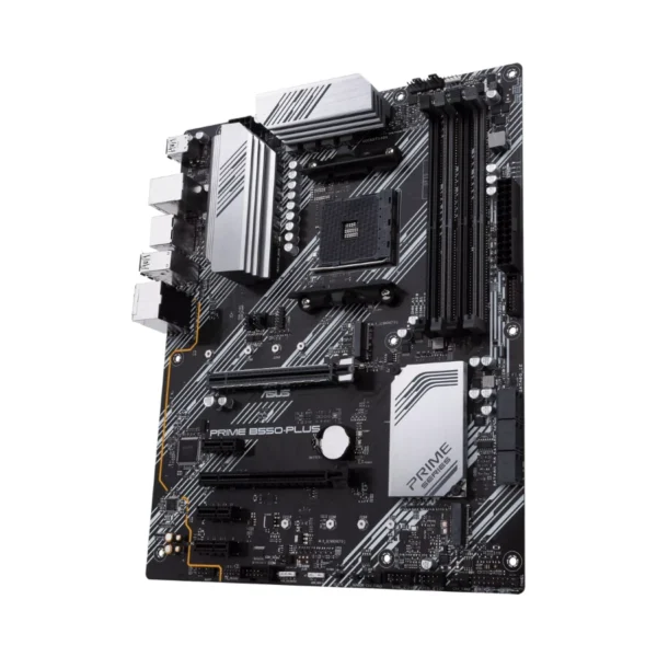 Tarjeta Madre ASUS Prime B550-plus / Socket AM4 / 128GB X4 DDR4 4400Mhz / M.2 PCIe 4.0 / DP, Hdmi, / Usb3.2, Tipo-C / ATX / Aura Sync - Image 3