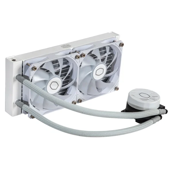 Enfriamiento Liquido AIO COOLER MASTER MASTER LIQUID 240L CORE ARGB / 240MM / 650-1750 RPM / 71.93 CFM / 27.2 dBA / 4Pin 12V, 3Pin 5V / Blanco - Image 5