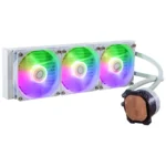 Enfriamiento Liquido AIO COOLER MASTER MASTER LIQUID 360L S / 650-1750 RPM / 71.93 CFM / 27.2 dBA / 4Pin 12V, 3Pin 5V / Blanco - Image 2