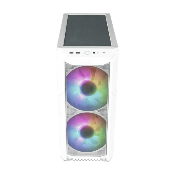 Gabinete COOLER MASTER MASTERBOX HAF 500 / ATX / Cristal Templado / 4 Vent. Incluidos / Usb 3.2 / Blanco - Image 3