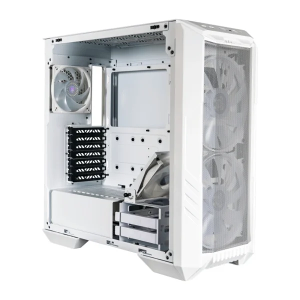 Gabinete COOLER MASTER MASTERBOX HAF 500 / ATX / Cristal Templado / 4 Vent. Incluidos / Usb 3.2 / Blanco - Image 4