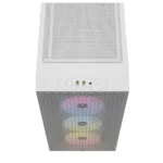 Gabinete CORSAIR 3000D AIRFLOW RGB / ATX / Cristal Templado / 3 Vent. Incluidos / USB 3.2 / Adaptador ARGB Incluido / Blanco - Image 4