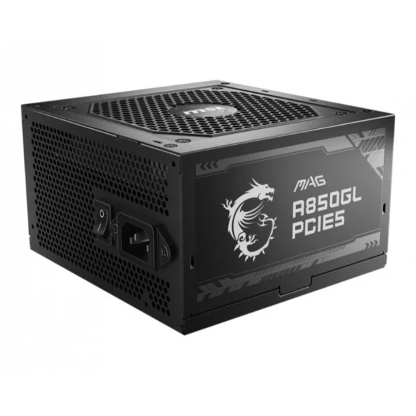 Fuente De Poder MSI A850GL / 850W / 80 Plus Gold / Modular / 20+4Pin / Cpu 4+4 / Pci-E 6+2 / Sata / Molex / Negro - Image 1