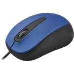 Mouse Óptico QUARONI / Alámbrico / USB / 1200Dpi / Cable 1.2Mts / Color Azul Con Negro - Image 2