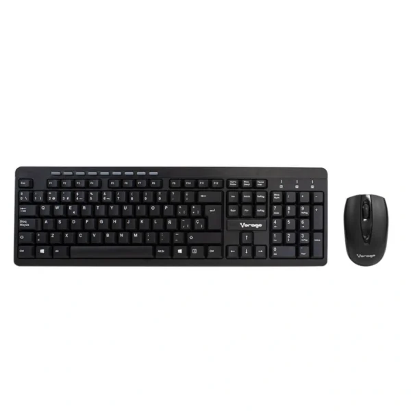 Kit De Teclado Y Mouse VORAGO KM-304 / Inalámbricos / USB / 1600 Dpi / Español / Negro - Image 4