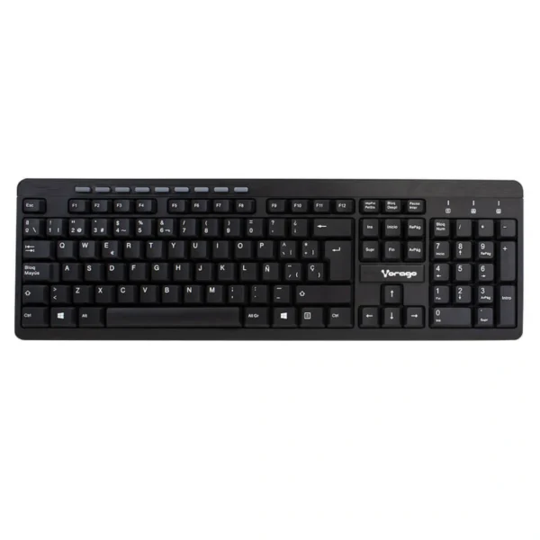 Kit De Teclado Y Mouse VORAGO KM-304 / Inalámbricos / USB / 1600 Dpi / Español / Negro - Image 3