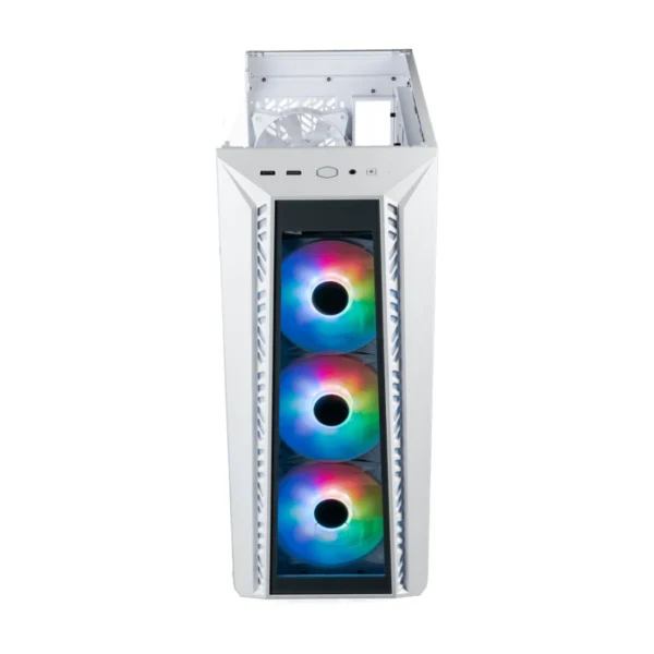 Gabinete COOLER MASTER MASTERBOX MB520 ARGB / ATX / Cristal Templado / 4 Vent. Incluidos / Hub ARGB incluido / USB 3.2 / Blanco - Image 3